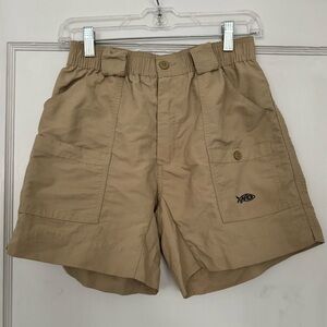 AFTCO original fishing shorts in khaki men’s size 30